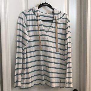 LOFT a hooded pullover